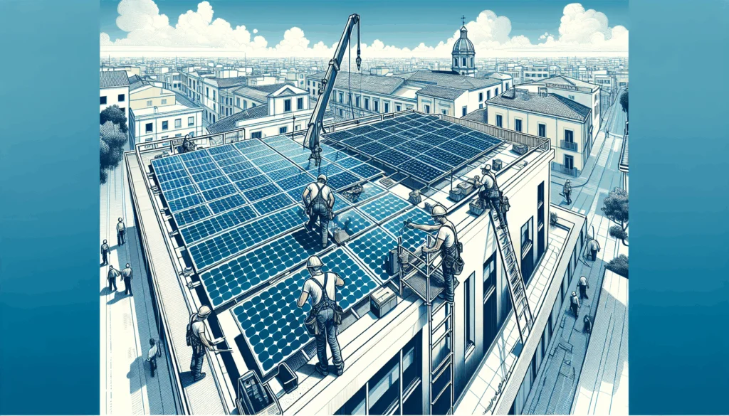 instalacion fotovoltaica de autoconsumo en el edificio de la policia local de ciutadella de menorca image 1