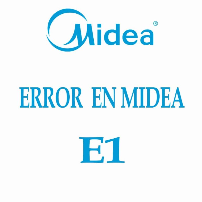 ¿Tienes un calentador MIDEA con el error E1? en este post te ayudamos