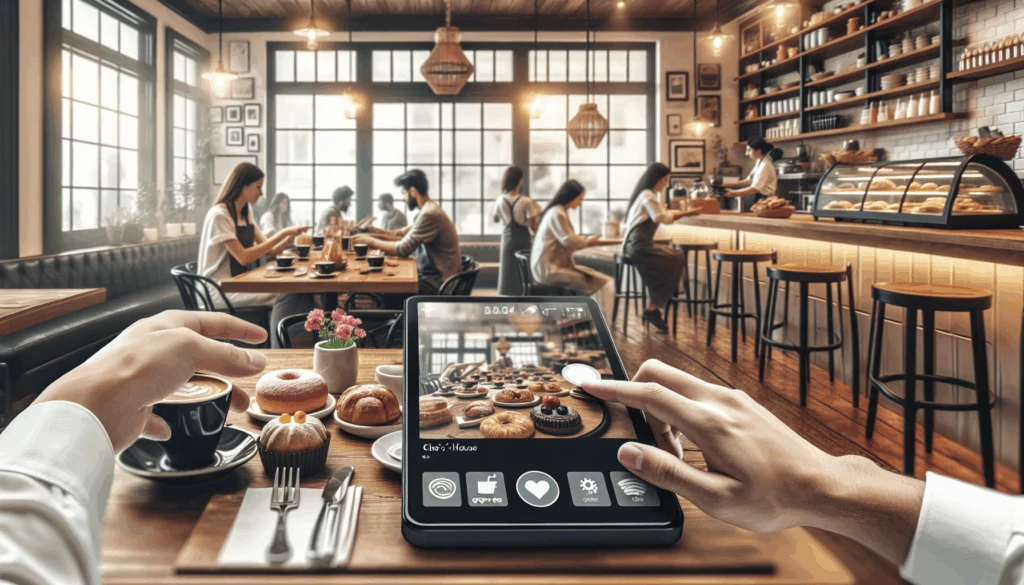 lectores y controles tactiles en hotel y restaurante italiano chefs house cafe image 1