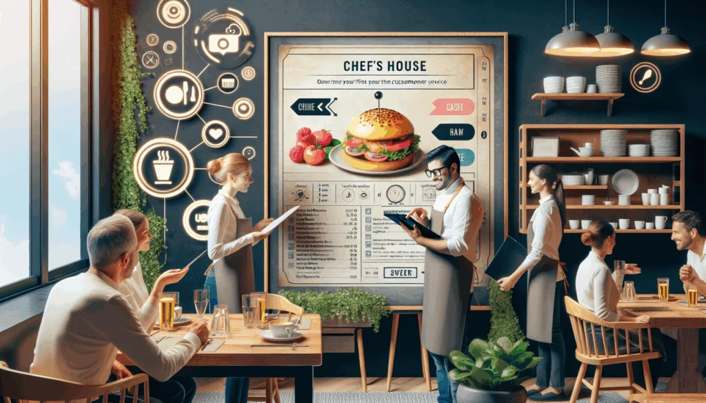 lectores y controles tactiles en hotel y restaurante italiano chefs house cafe image 3