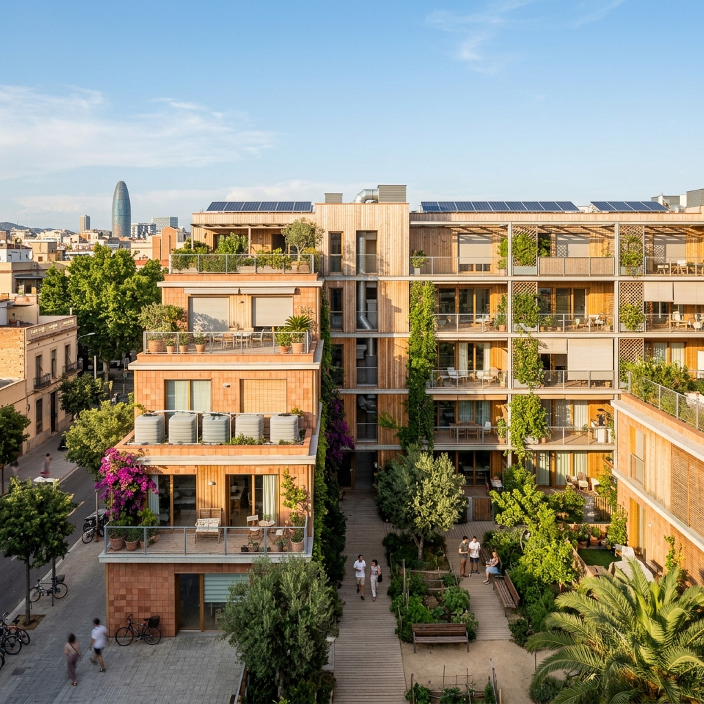 Viviendas de Barcelona con climatización innovadora