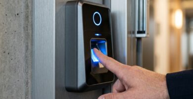 Control de acceso biométrico dactilar