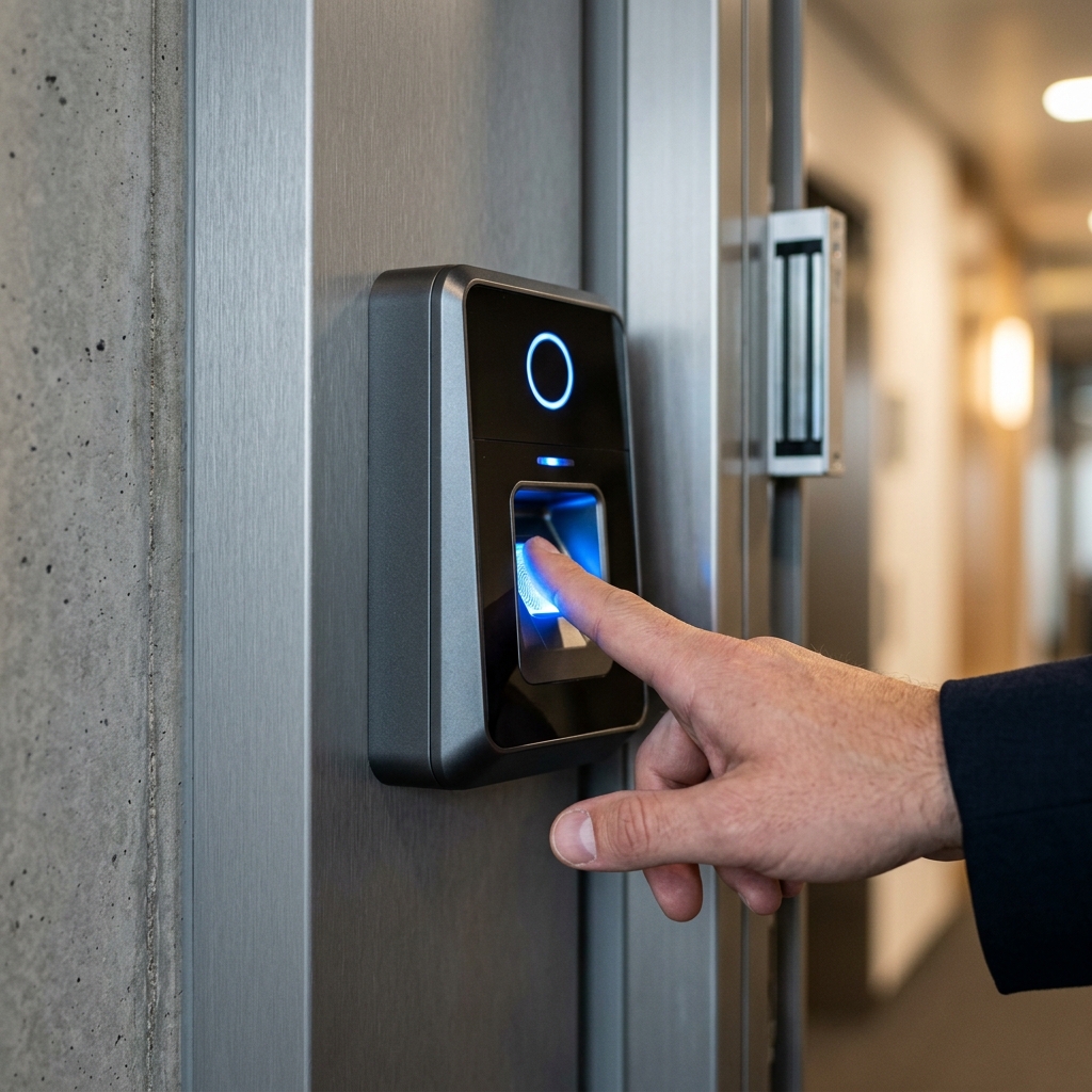 Control de acceso biométrico dactilar